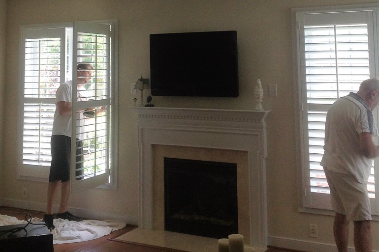 Miami shutter installation